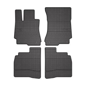Mercedes Class W221 Floor Mats - Omac - Rubber, 4 Pcs - Black - '05-'13